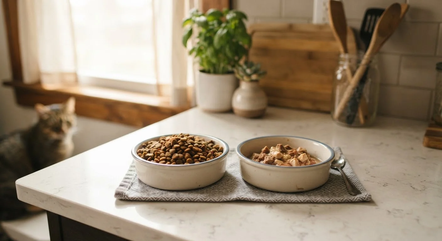 Dry Food vs. Wet Food: How a Cat's Diet Actually Works