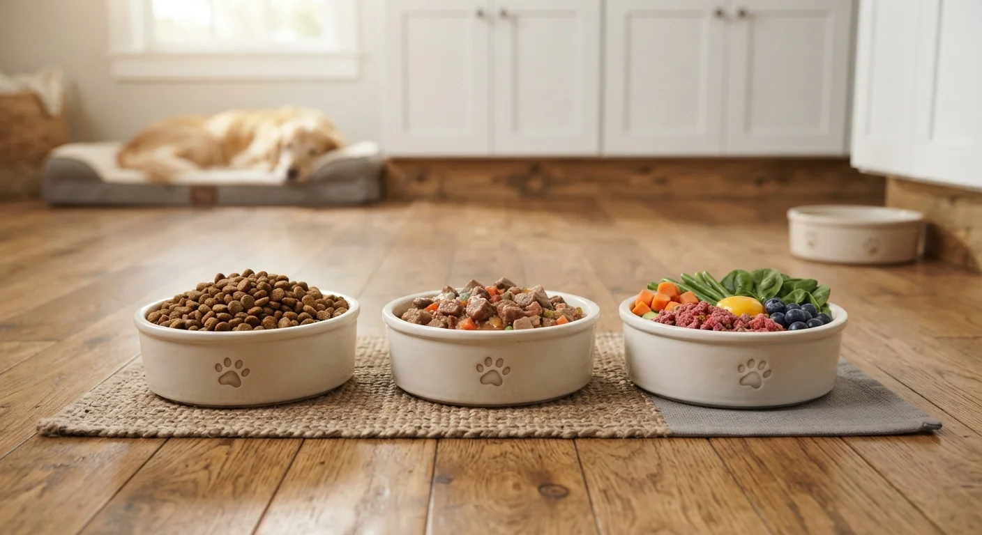 Dry Food, Wet Food, and Raw Diets: Making Sense of Dog Nutrition